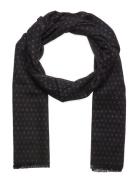 Double Face Scarf Black Amanda Christensen