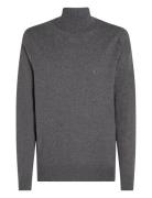 Pima Org Ctn Cashmere Roll Neck Grey Tommy Hilfiger