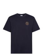 Globe T-Shirt Navy Les Deux