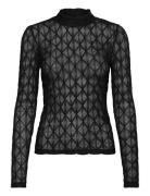 Mstamia Lace Top Black Minus