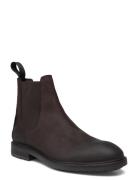 Booties - Flat - With Elastic Brown ANGULUS