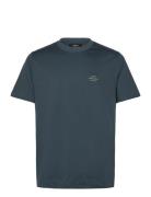 Cotton Jersey Frode Emb Logo Tee Blue Mads Nørgaard