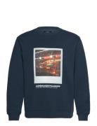 Standard Crew Poloroide Sweat Navy Mads Nørgaard