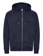 Exeter River Brushed Back Full Zip Hoodie Dark Sapphire/Dark Denim Nav...