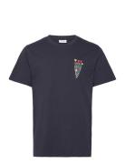 Bouquet T-Shirt Navy Les Deux