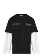 Over D 2 In 1 Longsleeve Black Tom Tailor