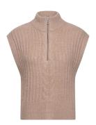 Fqsila-Waistcoat Beige FREE/QUENT