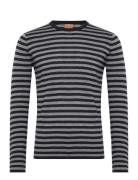 Mmgadam Soft Stripe Knit Black Mos Mosh Gallery