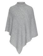 Pcfortuna High Neck Poncho Noos Bc Grey Pieces