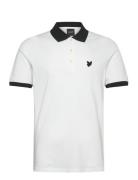 Tonal Ringer Polo Shirt White Lyle & Scott