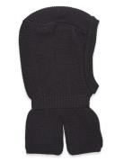 Balaclava - Wool W. Windstop Black Color Kids