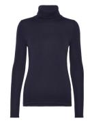 Rmwsofia Wool Ls Roll-Neck Knit Navy RM By Rosemunde