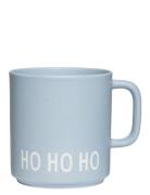 Favourite Cup With Handle Blue Design Letters