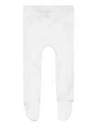 Baby Rib Tights W. Feet White Copenhagen Colors