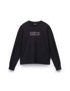 Box Logo Long Sleeve T-Shirt Black Napapijri