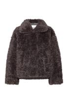 Daleyza Faux Fur Jacket Brown Twist & Tango