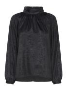 Slelvie Ronya Blouse Black Soaked In Luxury