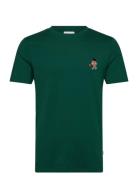 Christmas Embroidery Tee S/S Green Lindbergh