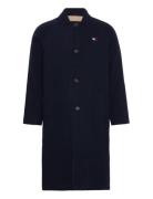 Tjm Wool Coat Navy Tommy Jeans