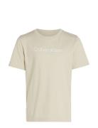 Inst. Logo Ss T-Shirt Cream Calvin Klein