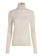 Merino Roll-Nk Sweater Cream Tommy Hilfiger