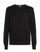 Micro Pique Structure Sweater Black Calvin Klein