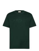 Reg Tonal Shield Ss T-Shirt Green GANT