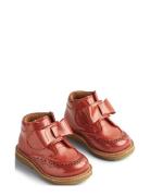 Bootie Velcro Bowy Red Wheat