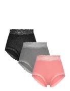 Brief High Emelie Lace 3 P Pink Lindex