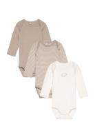 Nbnbody 3P Ls Y/D Core 2 Noos Beige Name It