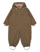 Wisti Fleece Lined Snowsuit. Grs Khaki MINI A TURE