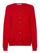 Rmwsofia Wool Ls Cardigan Red RM By Rosemunde