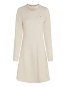 Soft Wool Flared C-Nk Swt Dress Cream Tommy Hilfiger