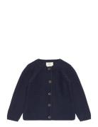 Classic Baby Cotton Cable Cardigan Navy Copenhagen Colors