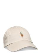 Classic Sport Cap W/ Multi Pp Beige Polo Ralph Lauren