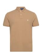 The Iconic Mesh Polo Shirt Beige Polo Ralph Lauren