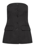 Slfeli Bustier Top Black Selected Femme