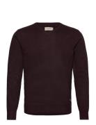 Bhbruton V-Neck Knit Noos Brown Blend