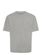 Nb Over Dyed Pocket T Shirt Grey Grey Nikben