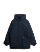 City Padded Parka Jacket Navy Superdry