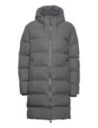 Alta Long Puffer Jacket W3T4 Grey Rains
