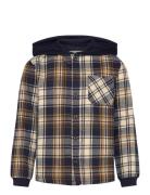 Shirt Ls Check Navy Minymo