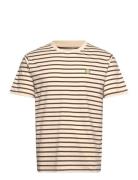 Wwace Badge T-Shirt Beige Double A By Wood Wood