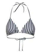 Rwshiitake Triangle Bikini Top Navy Rosemunde