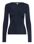 Top Merino Wool Ls Navy Lindex