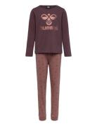 Hmlcarolina Night Suit Brown Hummel