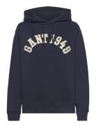 Gant 1949 Arch Hoodie Navy GANT