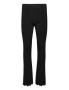 5X5 Solid Lala Leggins Black Mads Nørgaard