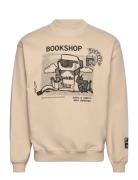 Book Shop Crewneck Beige Pas De Mer