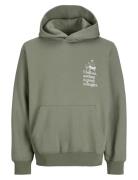 Jprblajulian Sweat Hood Styd Aw24 Green Jack & J S